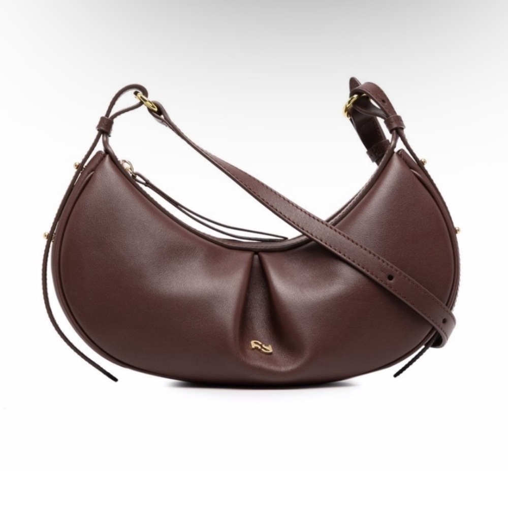 Yuzefi Bean shoulder bag Walnut brown